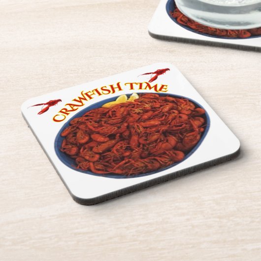 Crawfish Time Bier Onderzetter (Linkerzijde)