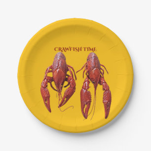 Crawfish Time Papieren Bordje