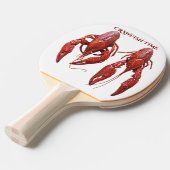 Crawfish Time Tafeltennisbatje (Voorkant Gekanteld)