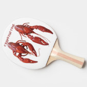 Crawfish Time Tafeltennisbatje (Zijkant)