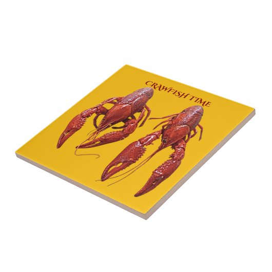 Crawfish Time Tegeltje (Zijkant)