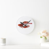 Crawfish Wall Clock Ronde Klok (Huis)