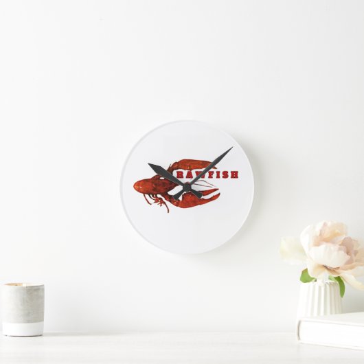 Crawfish Wall Clock Ronde Klok (Huis)