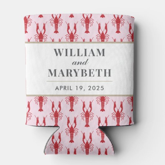 Crawfish Wedding Blikjeskoeler (Achterkant)