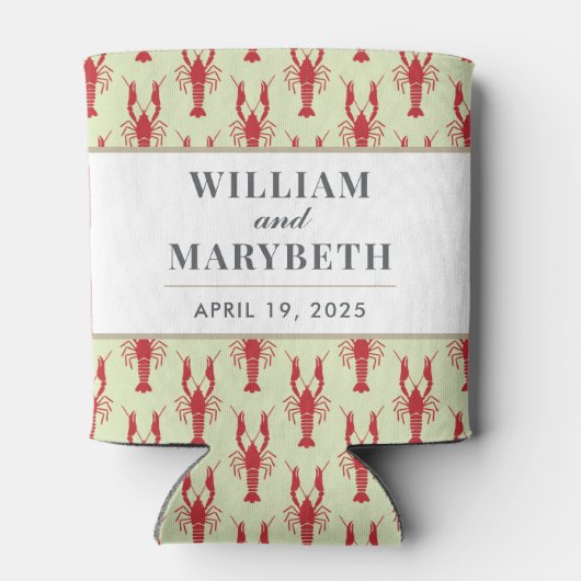 Crawfish Wedding Blikjeskoeler (Achterkant)