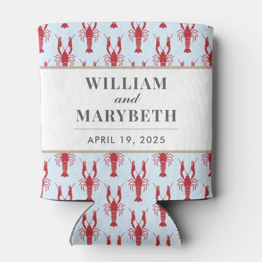 Crawfish Wedding Blikjeskoeler (Achterkant)