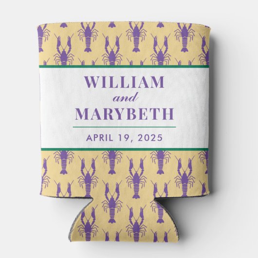 Crawfish Wedding Blikjeskoeler (Achterkant)