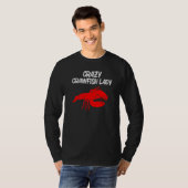 Crawfish Women Mom Crayfish Crawfish Eating T-shirt (Voorkant volledig)