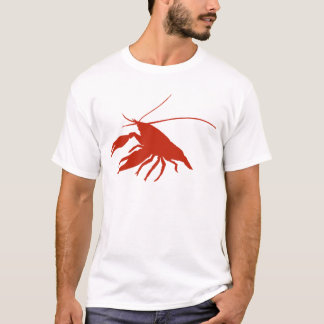 crawfish's　silhouette (Red) T-shirt
