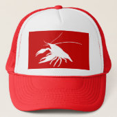 crawfish's　silhouette (White) Trucker Pet (Voorkant)