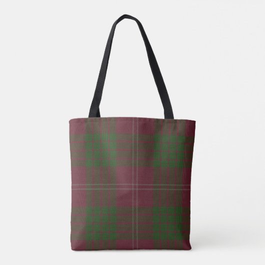 Crawford Clan Tartan Monogram Tote Bag (Achterkant)