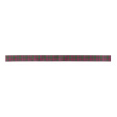 Crawford Clan Tartan Pset Ribbon Satijnen Lint (Voorkant)