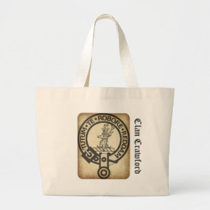Crawford Crest Badge Antiek Grote Tote Bag