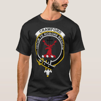 Crawford Crest Tartan Clan Scottish Clan T-shirt
