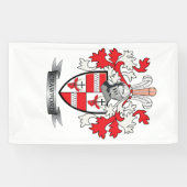 Crawford Family Crest Coat of Arms Spandoek (Horizontaal)