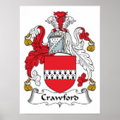 Crawford Family Crest Poster (Voorkant)