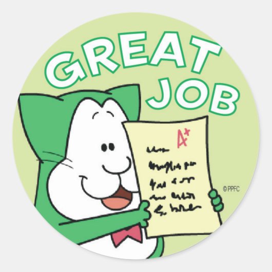 Crawford Great Job Sticker (Voorkant)