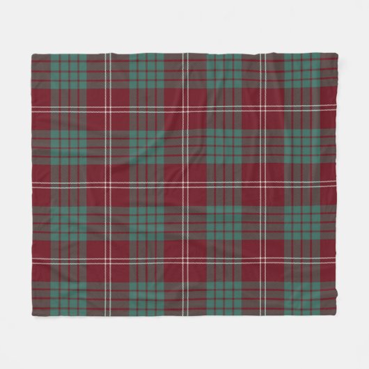 Crawford Modern Plaid Fleece Deken (Voorkant (Horizontaal))