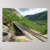 Crawford Notch Railway Trestle Poster (Voorkant)