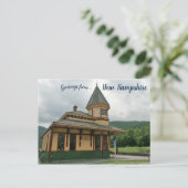 Crawford Notch Treinstation New Hampshire Briefkaart (Staand voorkant)