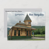 Crawford Notch Treinstation New Hampshire Briefkaart (Voorkant / Achterkant)