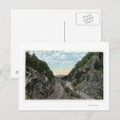 Crawford Notch Uitzicht van de Double Gate Briefkaart (Voorkant / Achterkant)