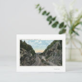 Crawford Notch Uitzicht van de Double Gate Briefkaart (Staand voorkant)