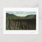 Crawford Notch Uitzicht van Frankenstein Trestle Briefkaart (Voorkant)