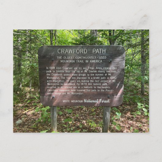 Crawford Path Briefkaart (Voorkant)