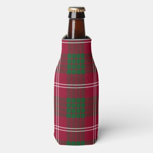 Crawford Schotse Clan Tartan Plaid Patroon Flesjeskoeler (Fles Voorkant)