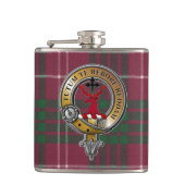 Crawford Tartan & Badge Heupfles (Voorkant)