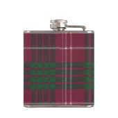 Crawford Tartan & Badge Heupfles (Achterkant)