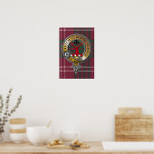Crawford Tartan & Badge Poster (Keuken)
