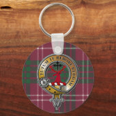 Crawford Tartan & Badge Sleutelhanger (Voorkant)