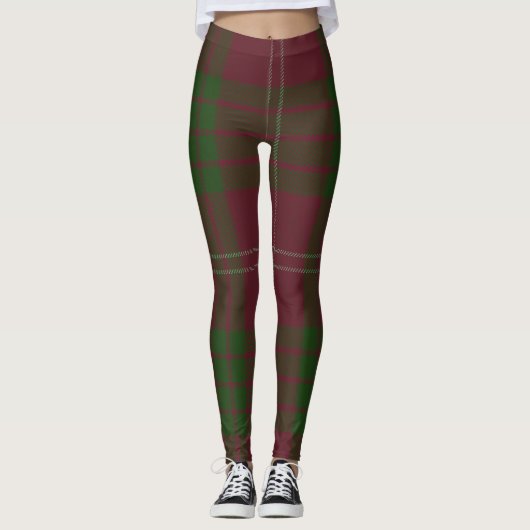 Crawford Tartan Clan Pset Leggings (Voorkant)