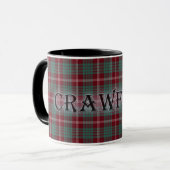 Crawford Tartan met de achternaam Mok (Voorkant links)