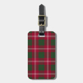 Crawford Tartan Pattern Bagagelabel (Voorkant verticaal)
