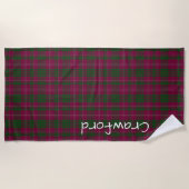 Crawford Tartan Pset Beach Towel Strandlaken (Voorkant)