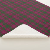 Crawford Tartan Pset Sherpa Fleece Blanket Sherpa Deken (3/4)