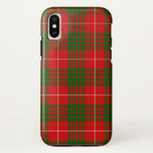 Crawford tartan red green plaid Case-Mate iPhone case (Achterkant)