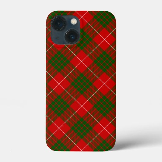 Crawford tartan red green plaid Case-Mate iPhone case (Achterkant)