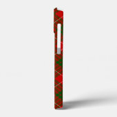 Crawford tartan red green plaid Case-Mate iPhone case (Achterkant / Links)