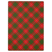 Crawford tartan red green plaid klembord (Achterkant)