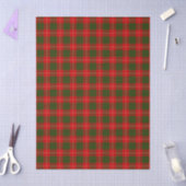 Crawford tartan red green plaid tissuepapier (Craft)