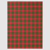Crawford tartan red green plaid tissuepapier (Voorkant)