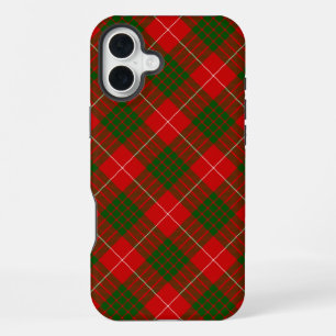 Crawford tartan rood groen geruit iPhone 16 plus hoesje