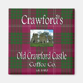 Crawford's Old Crawford Castle Coffee Co. Magnet (Voorkant)