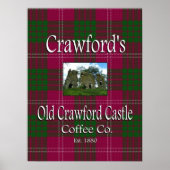 Crawford's Old Crawford Castle Coffee Co. Poster (Voorkant)