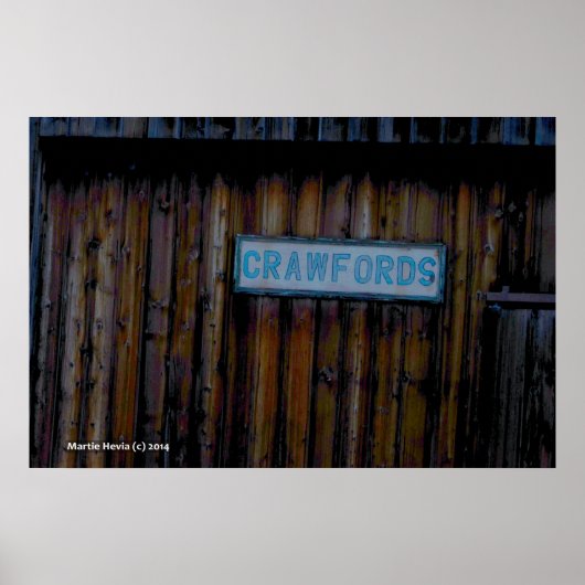 Crawfords Poster (Voorkant)