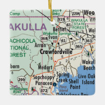 Crawfordville Florida Map
